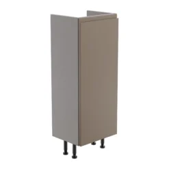 Westport Slim Matt Stone Grey Modern Freestanding Base Unit (W)295mm (H)820mm